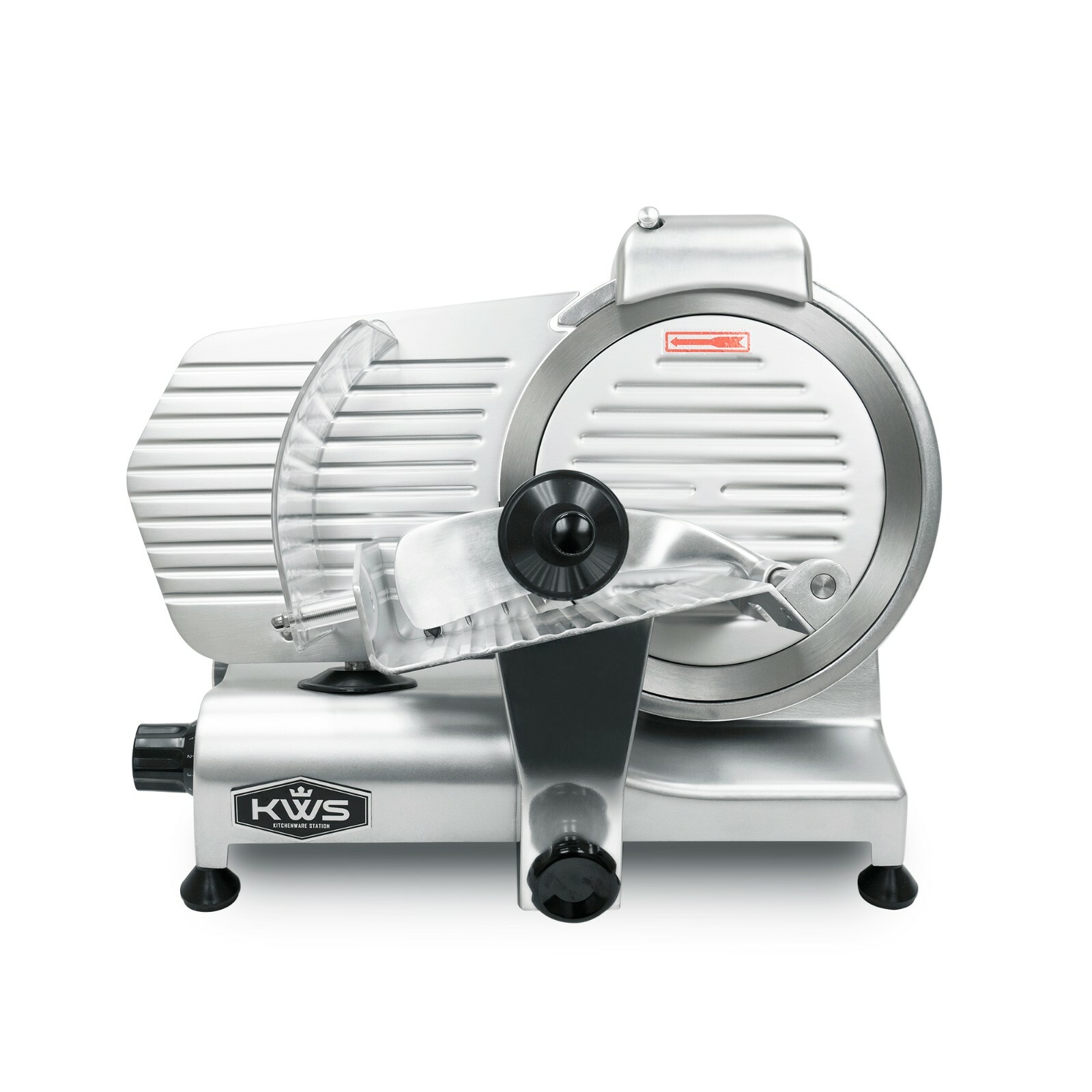 KWS Premium Commercial 320W Electric Meat Slicer 10″ with Stainless Blade
