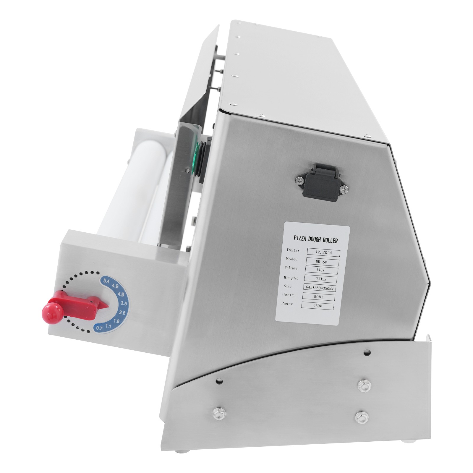 3-18″ Commercial Electric Pizza Dough Roller Sheeter Pastry Press Making Machine