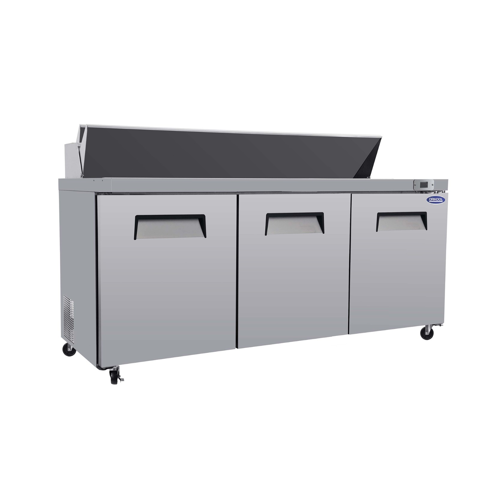 72″ Commercial Sandwich Prep Table Fridge,Ideal for High-Volume Deli&Cafe Prep