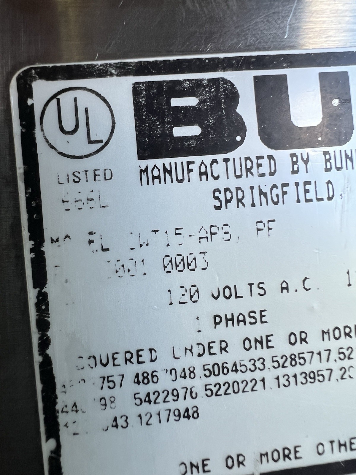 🇺🇸Bunn 23001.0003 CWT15-APS Airpot Brewer Plastic Funnel Flow Control🇺🇸