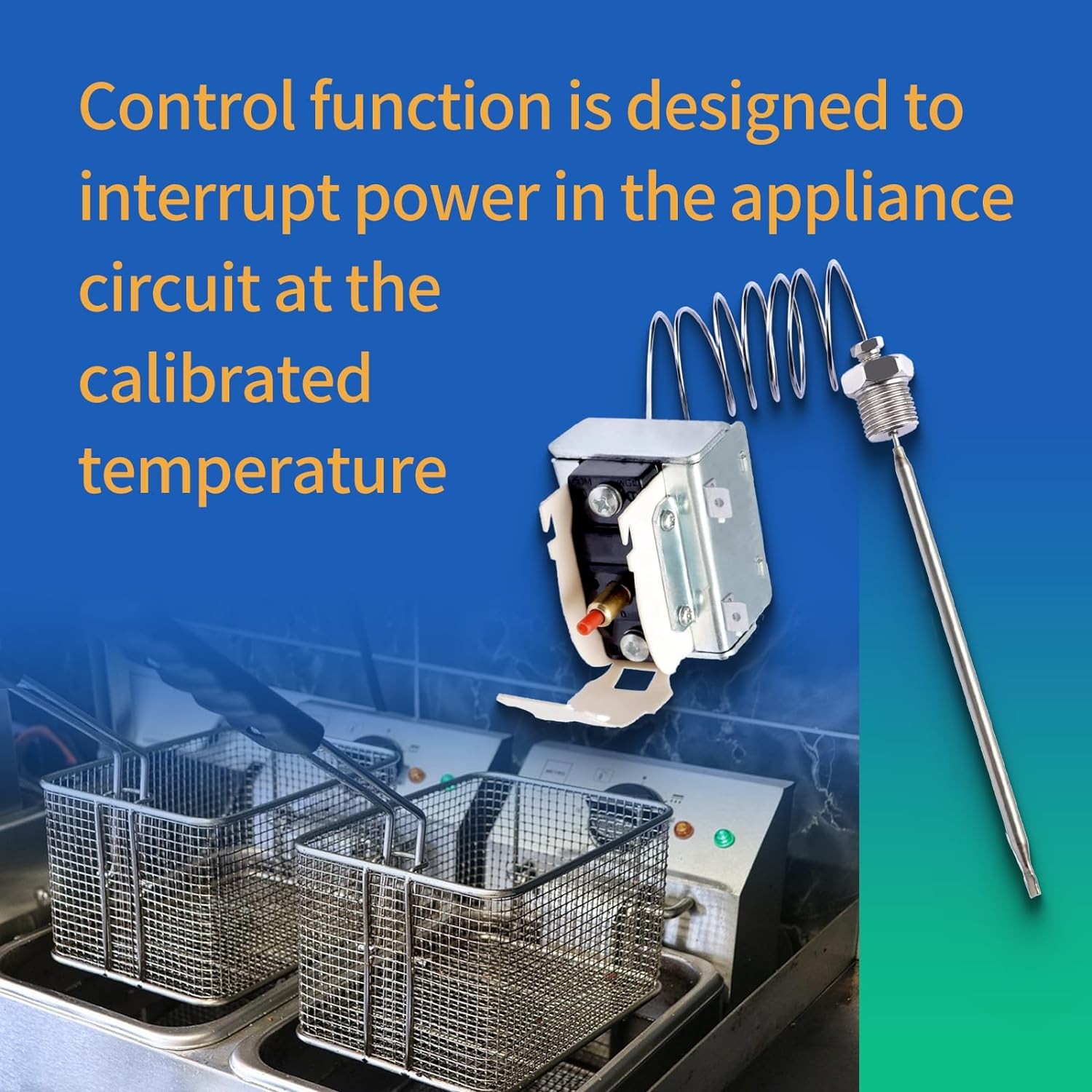 PP10084 High Limit Thermostat Fryer Switch for Pitco for Gas Fryers 35C+ 45C+