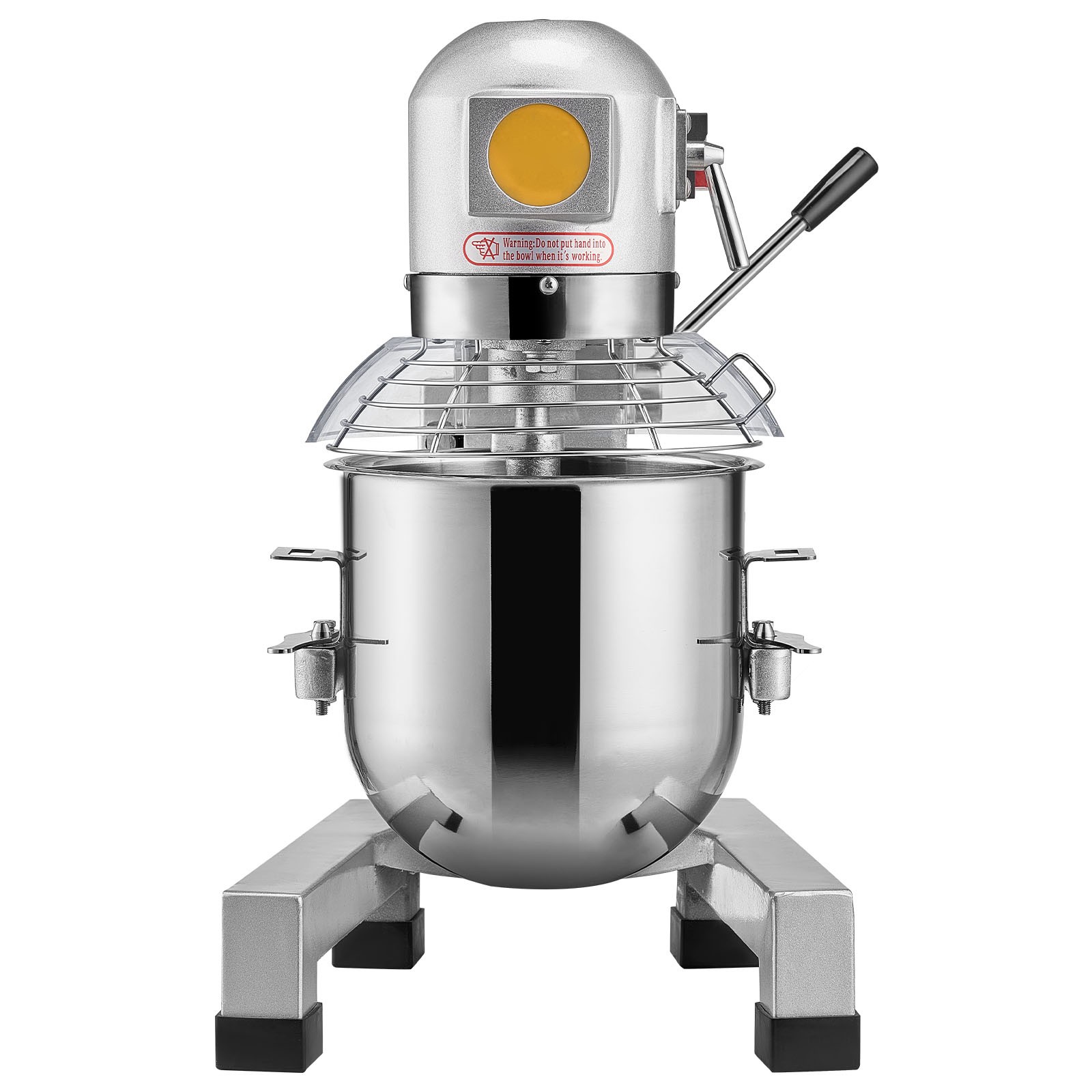 VEVOR 10/15/20/30 QT Commercial Food Mixer 3-Speed Stand Electric Dough Mixer