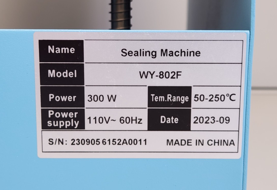 Vevor Manual Tea Cup Sealer Machine Blue 90/95mm 300-500 Cups/Hr WY-802F