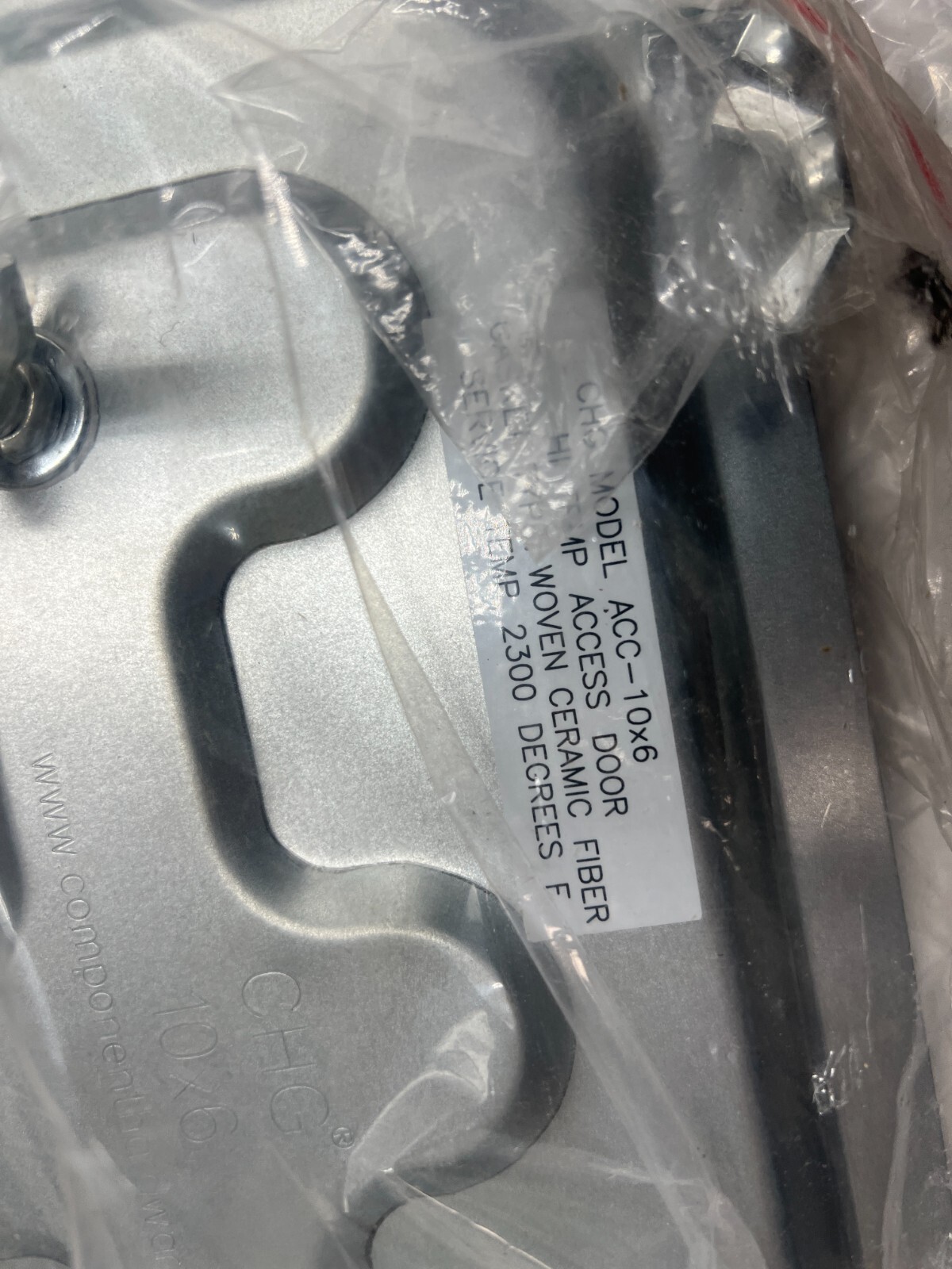 Flame Gard CHG HiTemp, Access Door 10 X 6 ACC-10X6 2300°F Service Temp