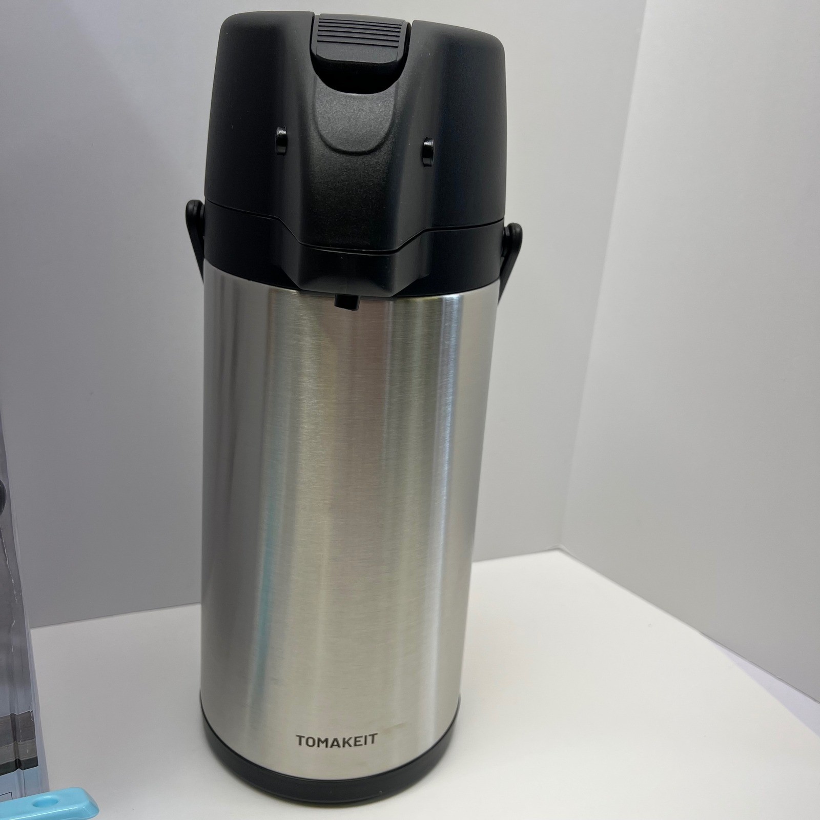 TOMAKEIT Airpot Stainless Steel Thermal Carafe Beverage Dispenser 3 Liters