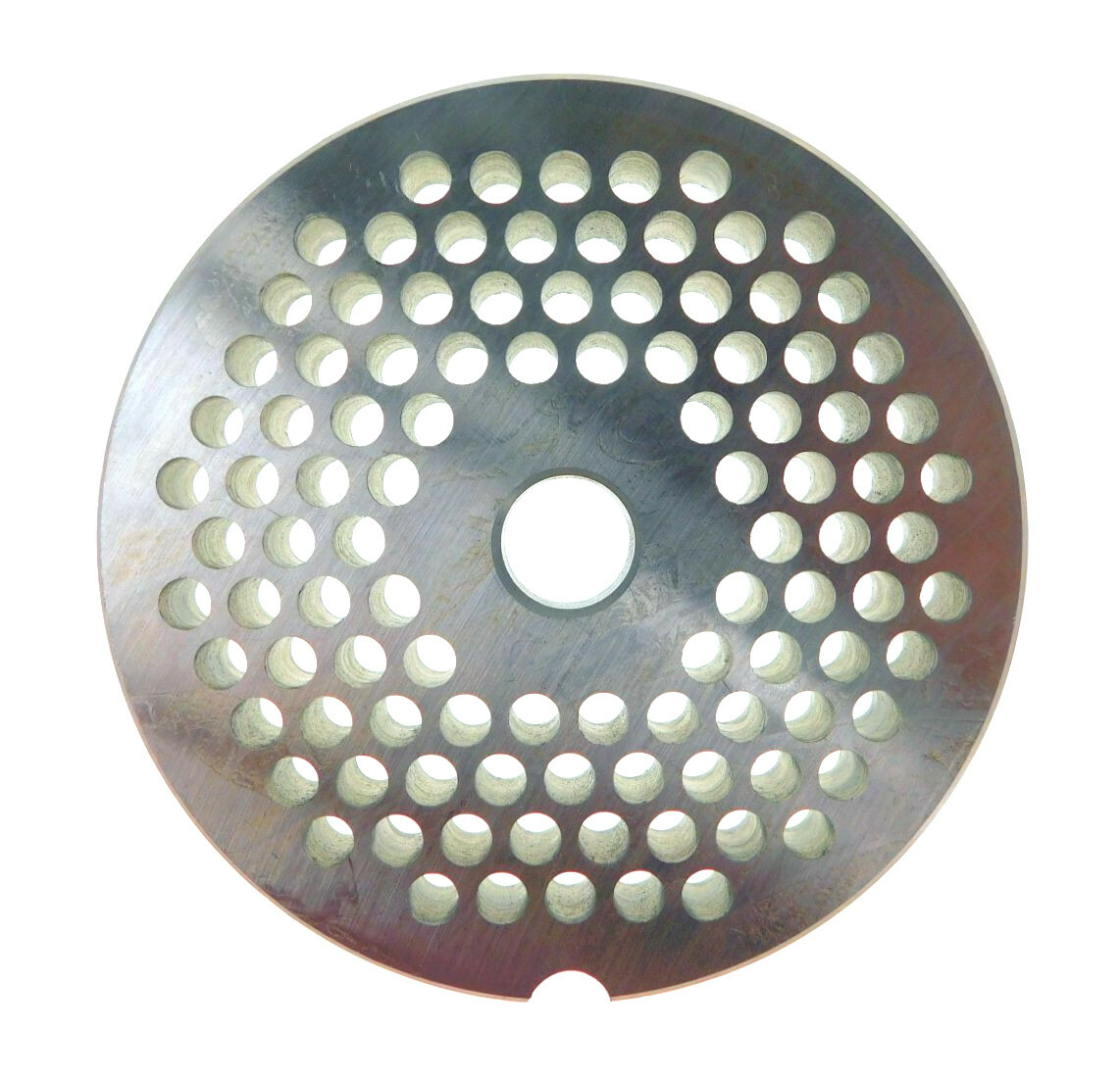 #22 x 3/16″ (4.5mm) Stainless meat grinder plate for Hobart 3 3/16″ diameter