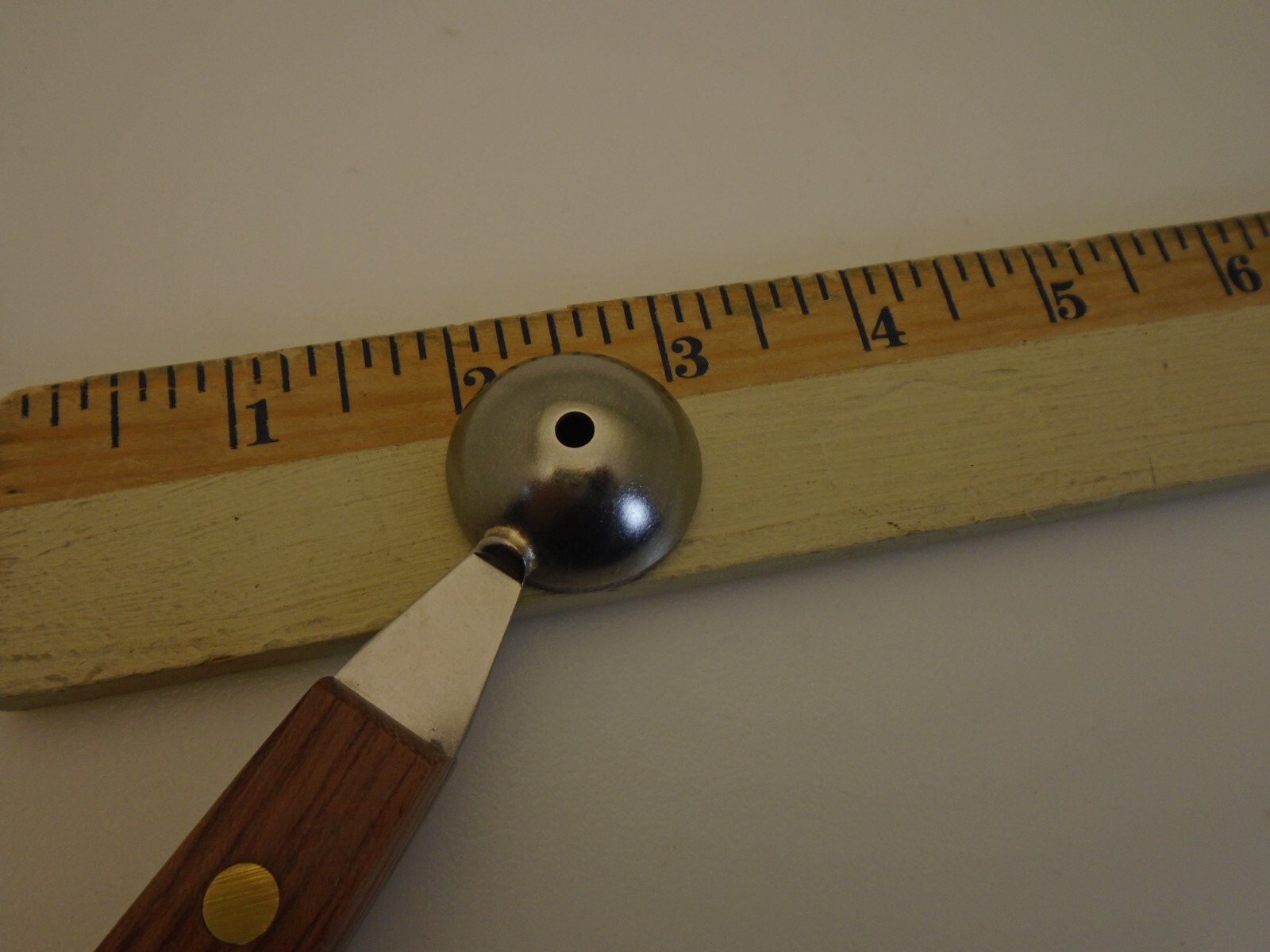 Dexter USA Parisian Cutter Melon Baller S42 Stainless Full Tang Wood Handle