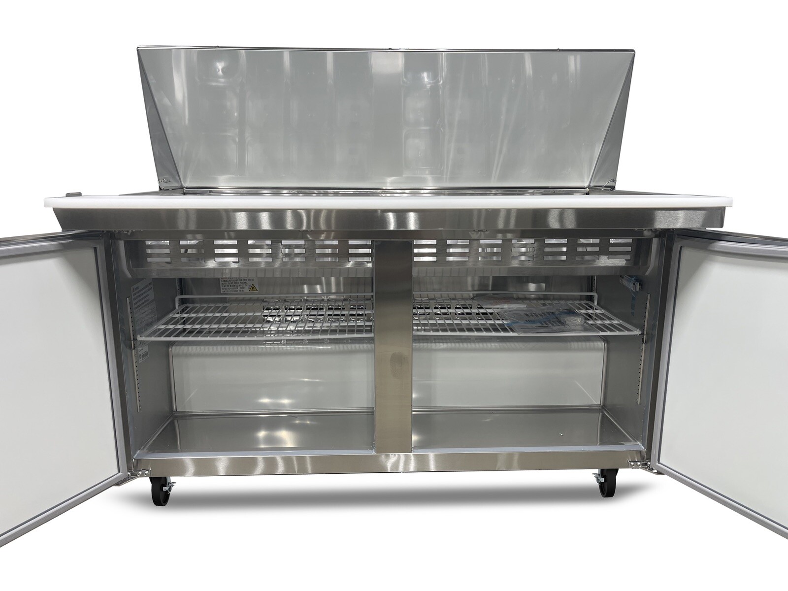 60″ SANDWICH PREP UNIT PREP TABLE Cooler 60 5′ MEGA TOP 24 Pan Refrigerator NEW