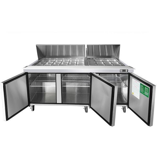 Atosa MSF8308GR 72″ 3 DOOR MEGA Sandwich Prep WITH 5 YEAR PARTS & LABOR!!!