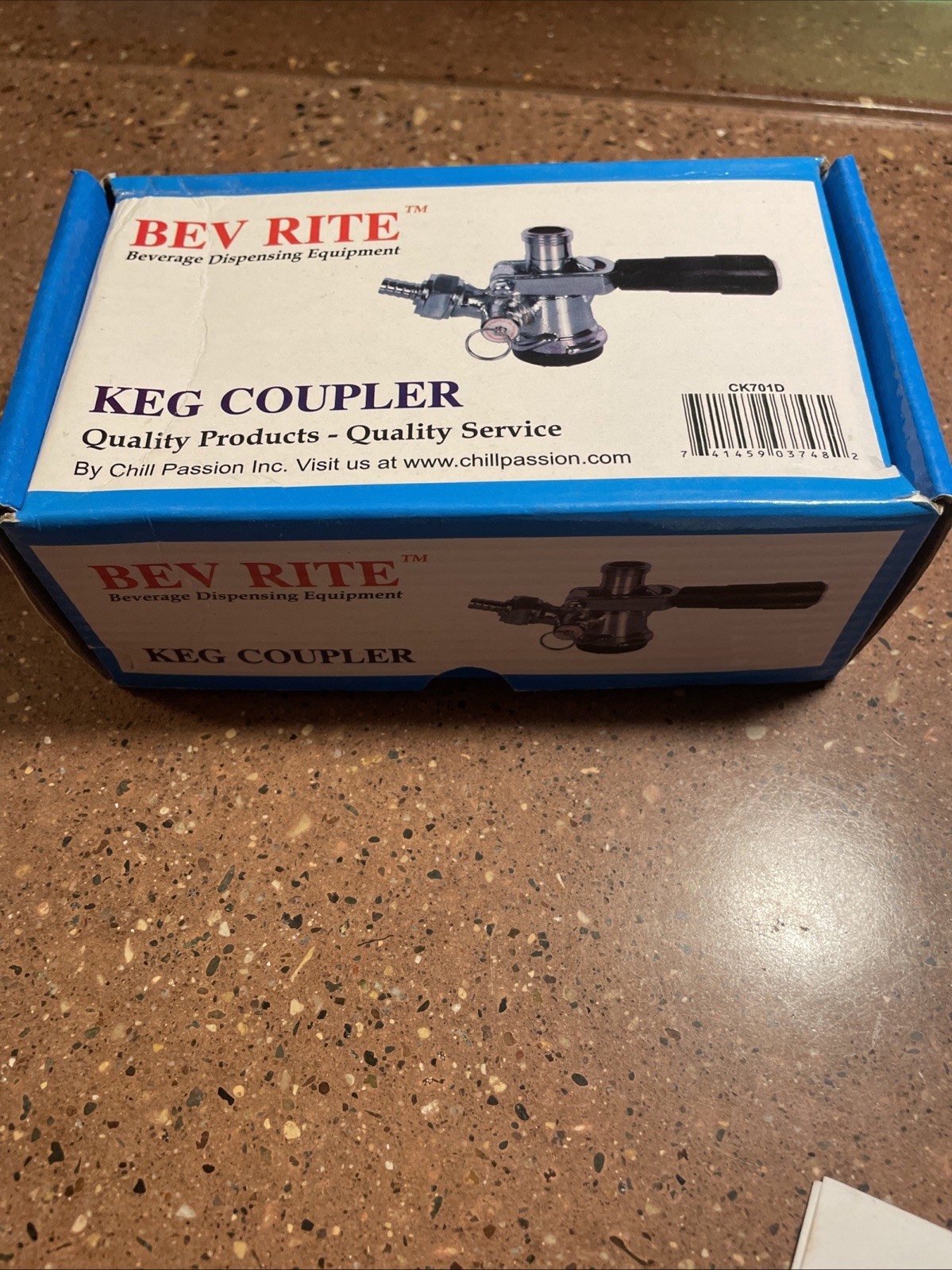Bev Rite Keg Coupler Draft Beer Tap CK701D D System new in box