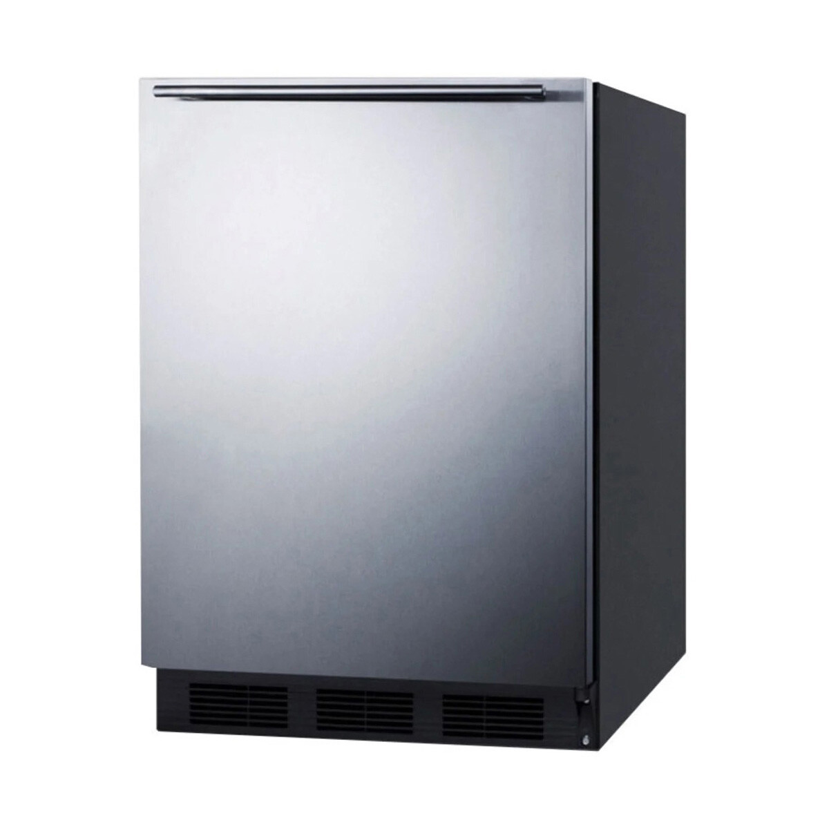 Summit FF7BKSSHH One Section Solid Door Undercounter Refrigerator