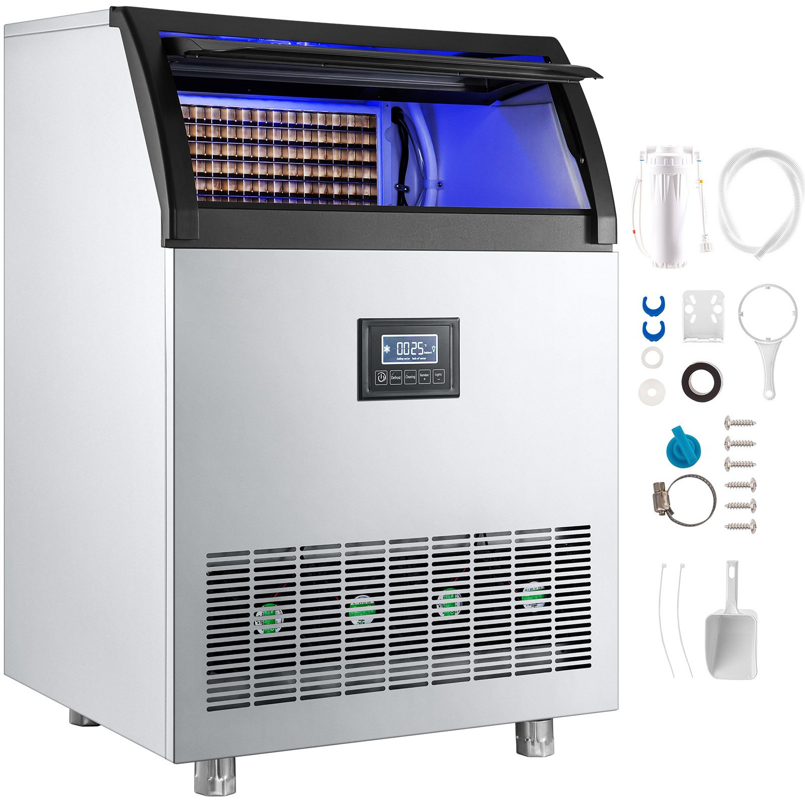 265LBS / 24H Premium Quality Ice Maker Cube Type Ice Machine