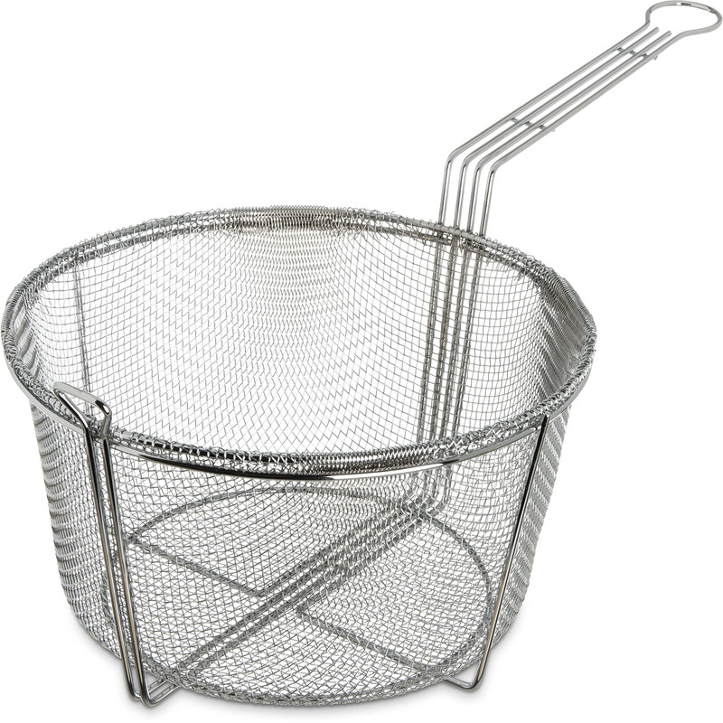 Carlisle Foodservice Products Chrome Plated Steel Mesh Fryer Basket 11.25
