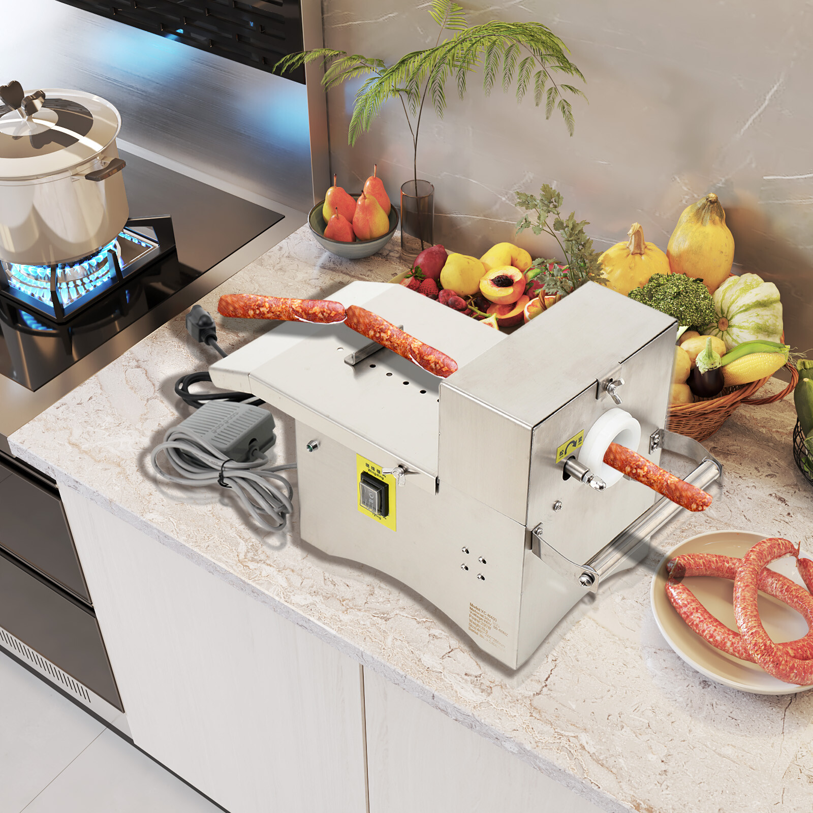 200W Sausage Knotting Machine Automatic Electric Sausage Twist Tying Machine