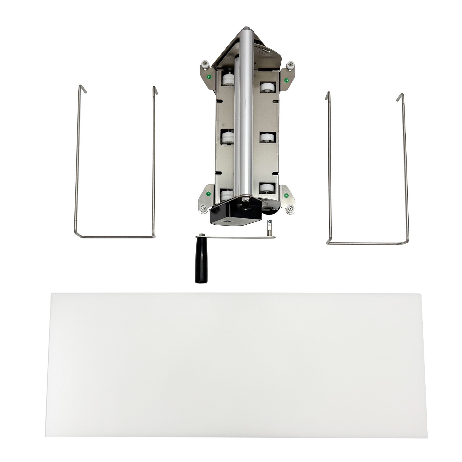Manual Stainless Steel Pastry Machine Dough Sheeter Bakery Food-grade PP Belt