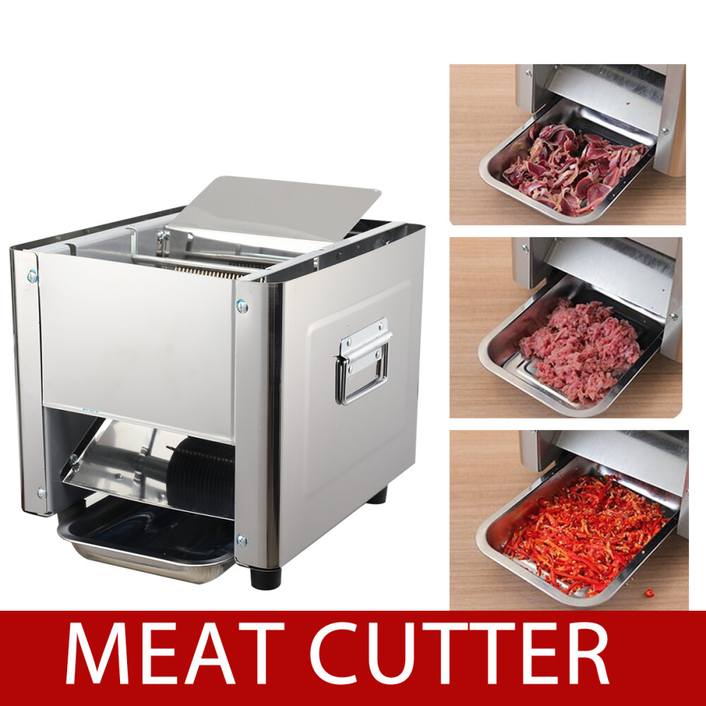 850W 110V 3.5mm Electric Meat Cutting Machine Commercial Meat Cutter 30x34x30cm