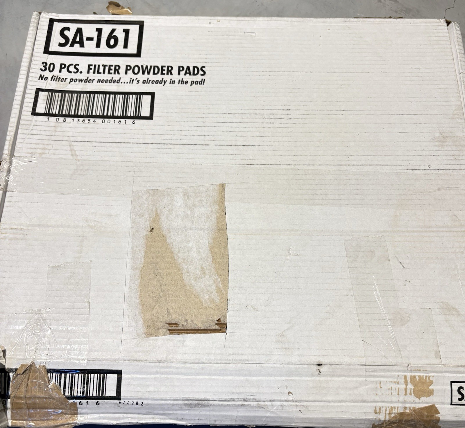 30-Ultra Fryer Shortening Filter Powder Pad Envelope 17.5” X 21” X 1-1/2” Hole