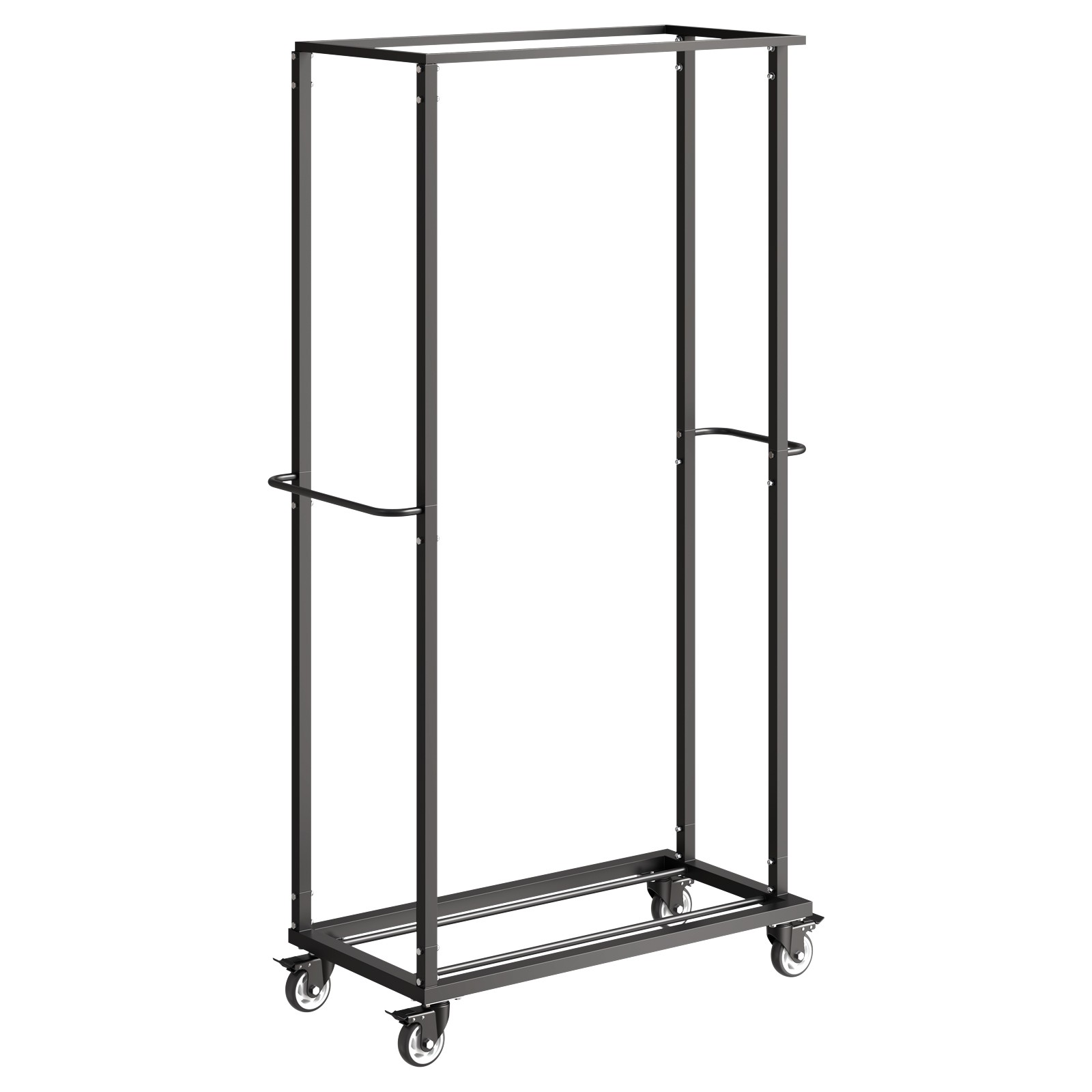 VEVOR Folding Chair Rack Cart for 60 Chairs of 500LBS Casters/Locking Wheels