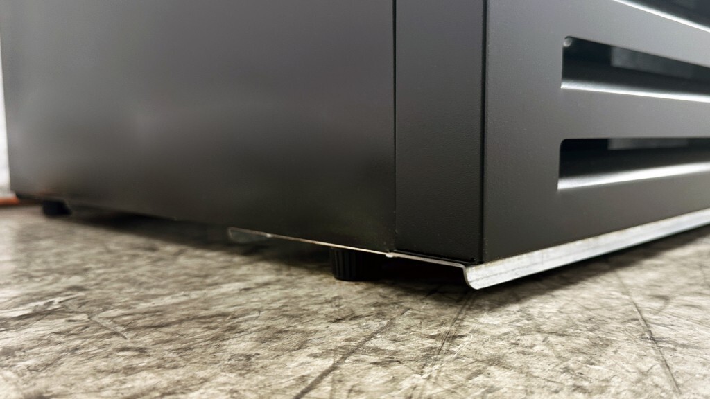 46″ W 11.3 Cu. Ft. Upright Merchandising Glass Door Refrigerator, Black