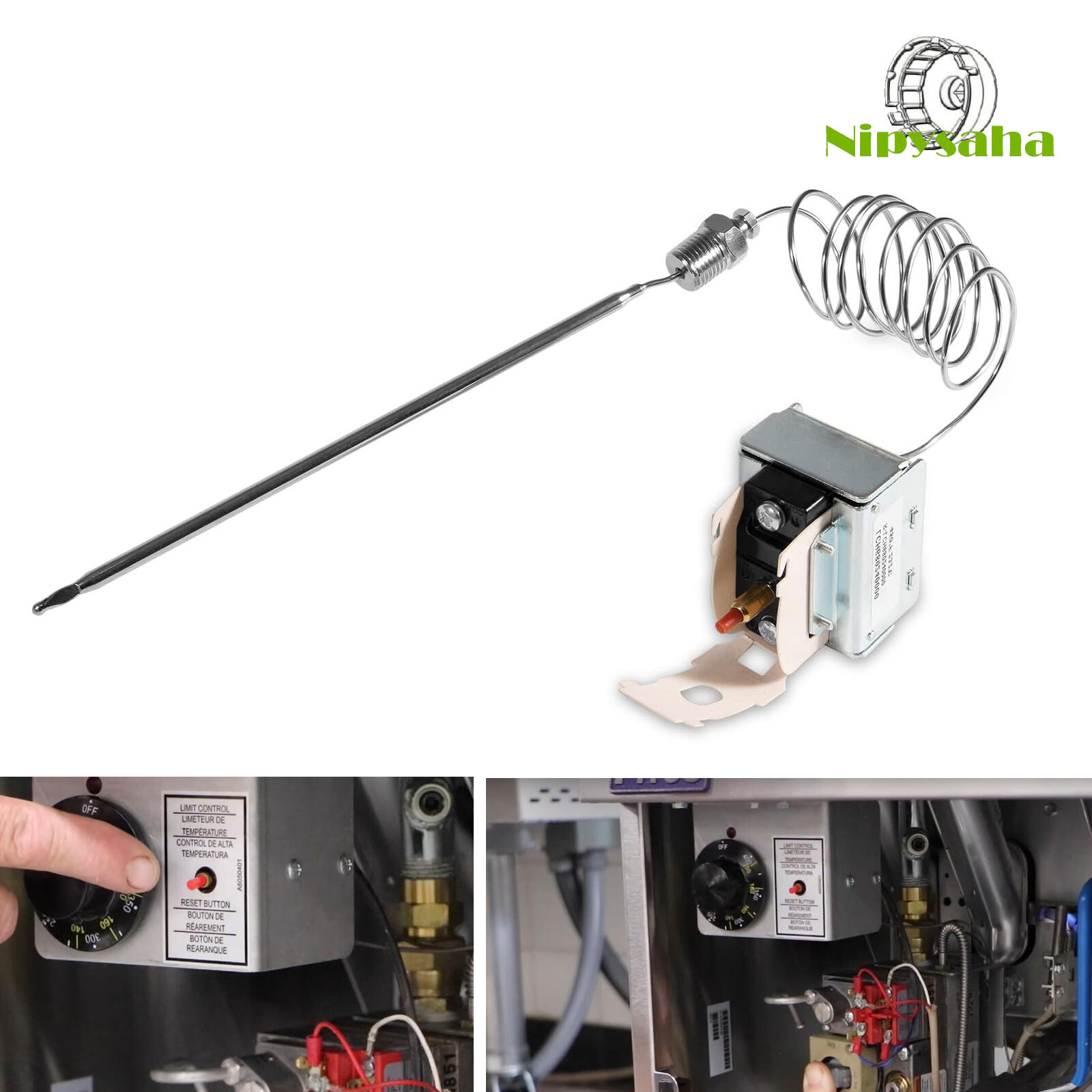 PP10084 High Limit Switch for Pitco Frying Equipment, for Electric Or Gas Fryers