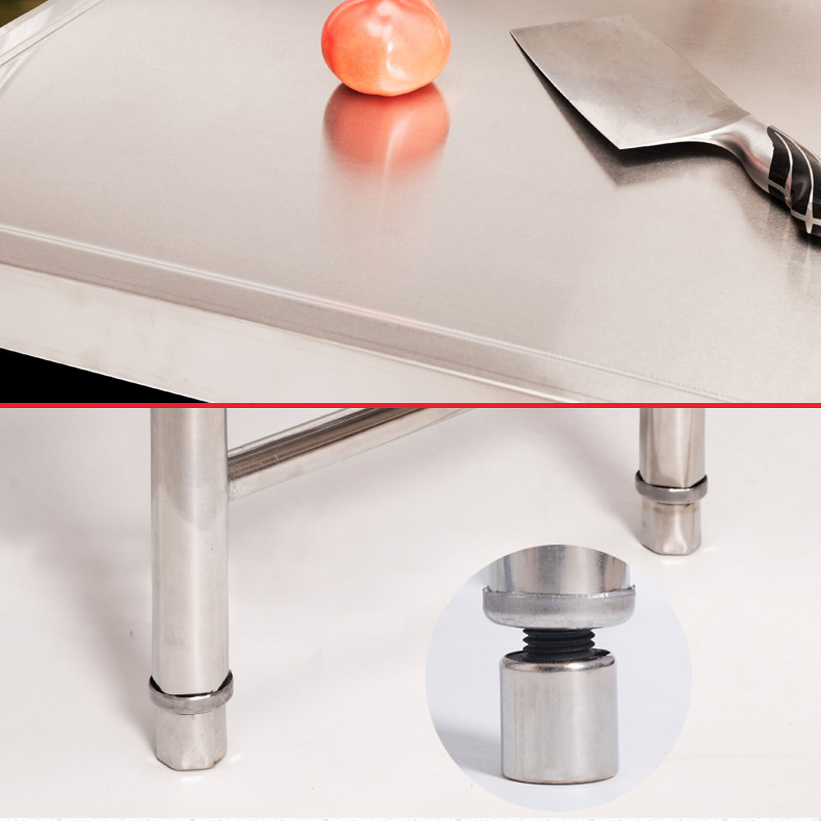 1/2 Compartment Commercial Sink Stainless Steel 304 Kitchen Utility Basin Sink