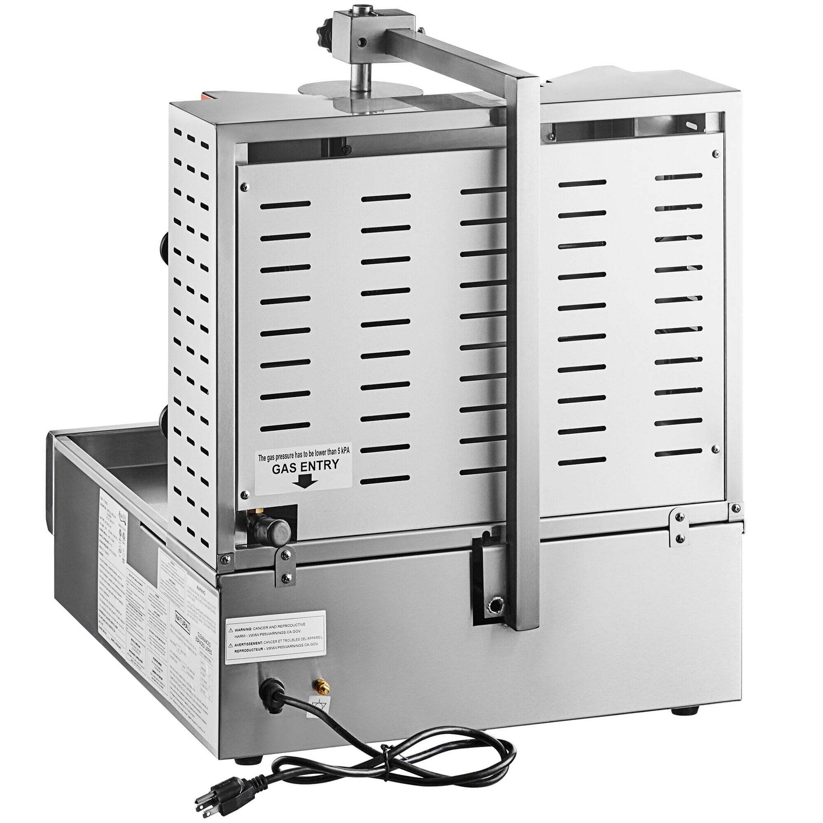 Natural Gas Vertical Broiler – 45 lb. Capacity, 19,000 BTU