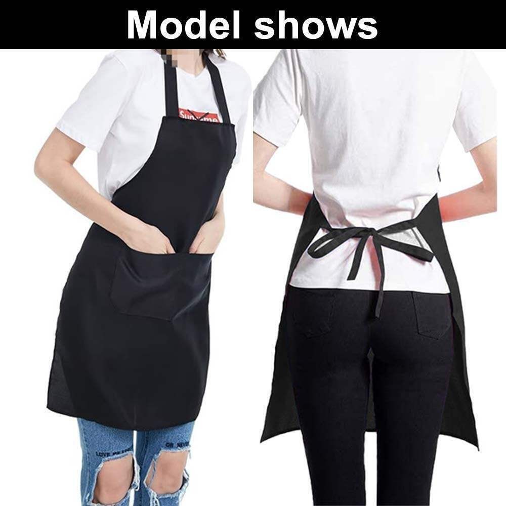 2 Pack Waterproof Clear PVC Apron For Kitchen Housework Restaurant Butcher Clean