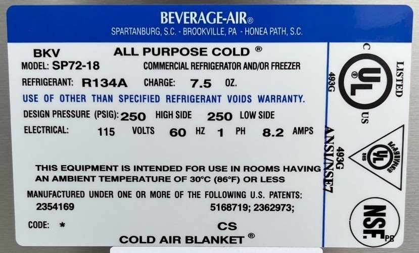 GENUINE/OEM Beverage Air 501-019B Evaporator Fan Assembly, 115V 60Hz 5W 1550RPM