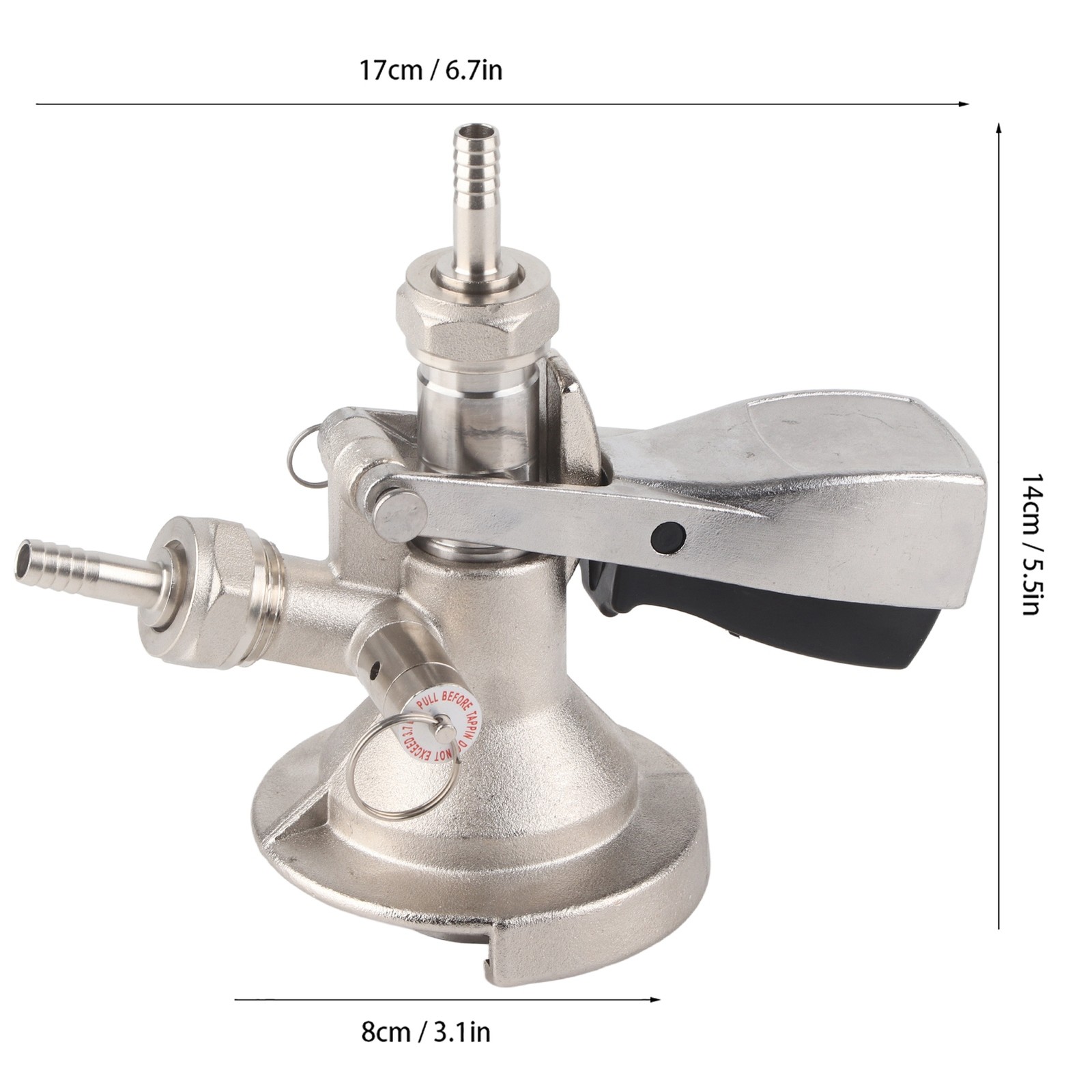 A Type Keg Coupler Multipurpose Draft Beer Connector For Commercial Bar Use