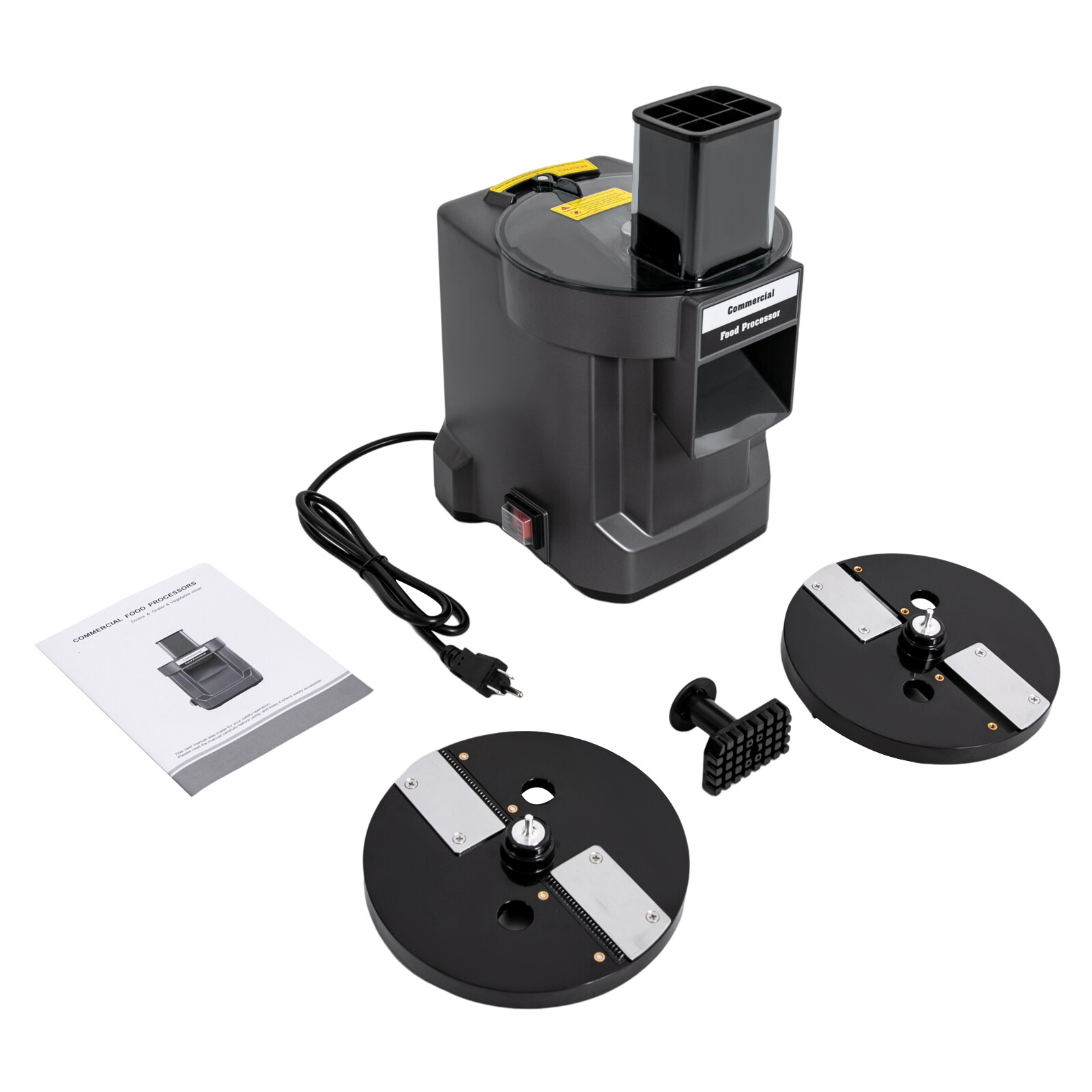 3-In-1 Electric Food Slicer Shredder Dicer Commercial Vegetable Processor 110W