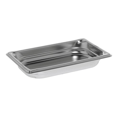 Vollrath 90412 Super Pan 3 Fourth Size Food Pan, 1.5″ Deep, 40mm, 22 Gauge