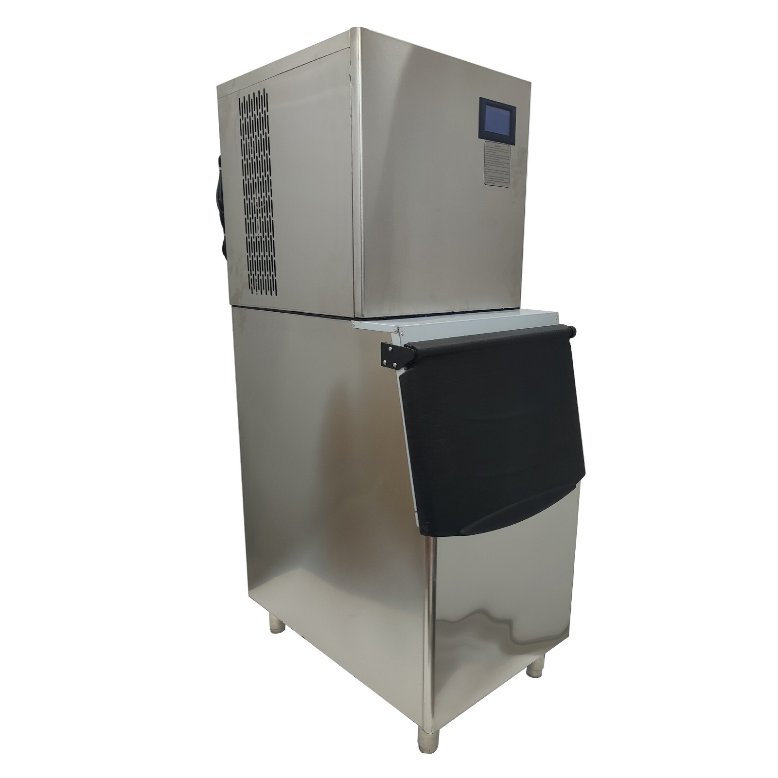 250KG/24H 110V Ice Maker Commercial Air Cooling Ice Cube Machine 100KG Storage