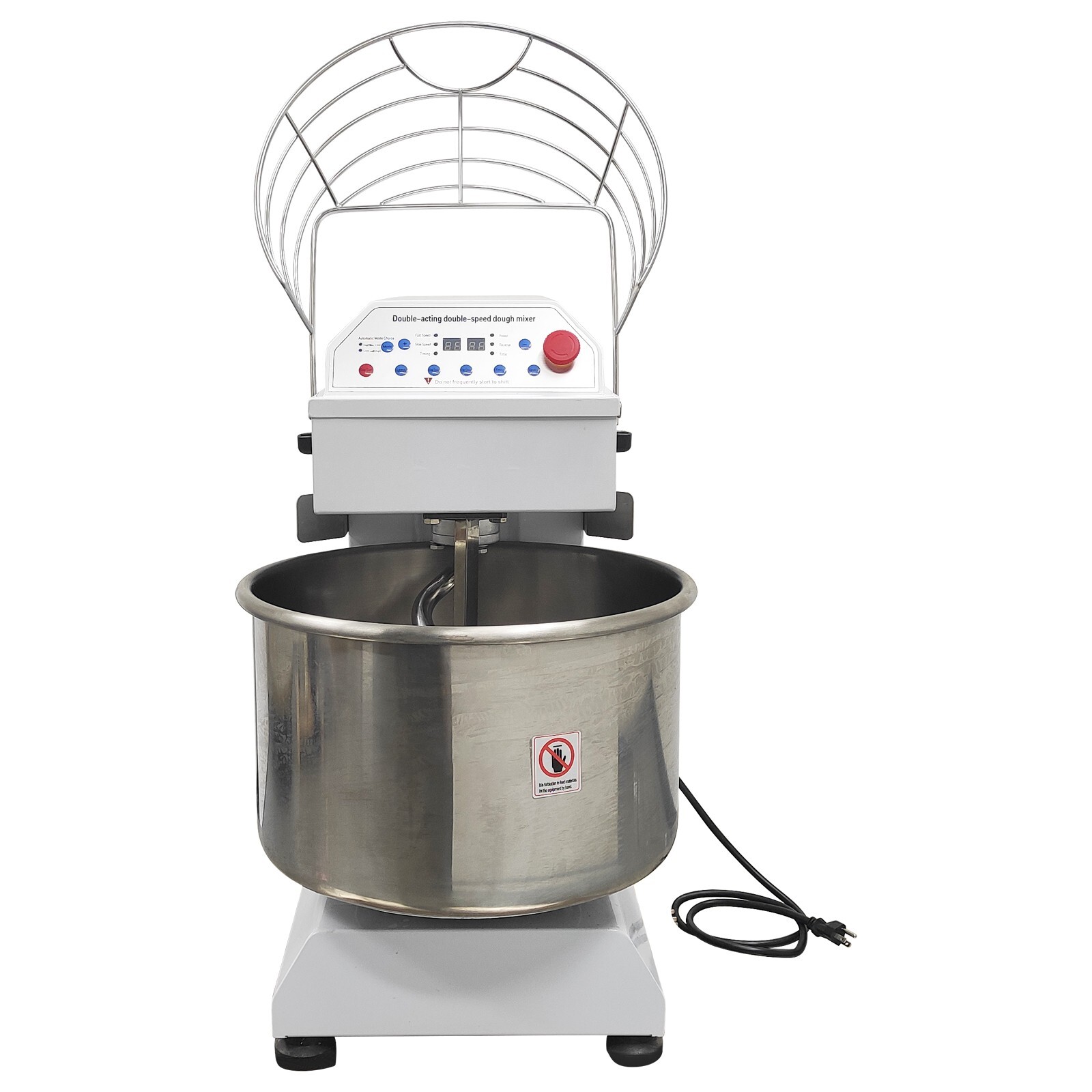 PreAsion® 30QT Commercial Spiral Dough Mixer Machine 110V Electric Flour Mixer