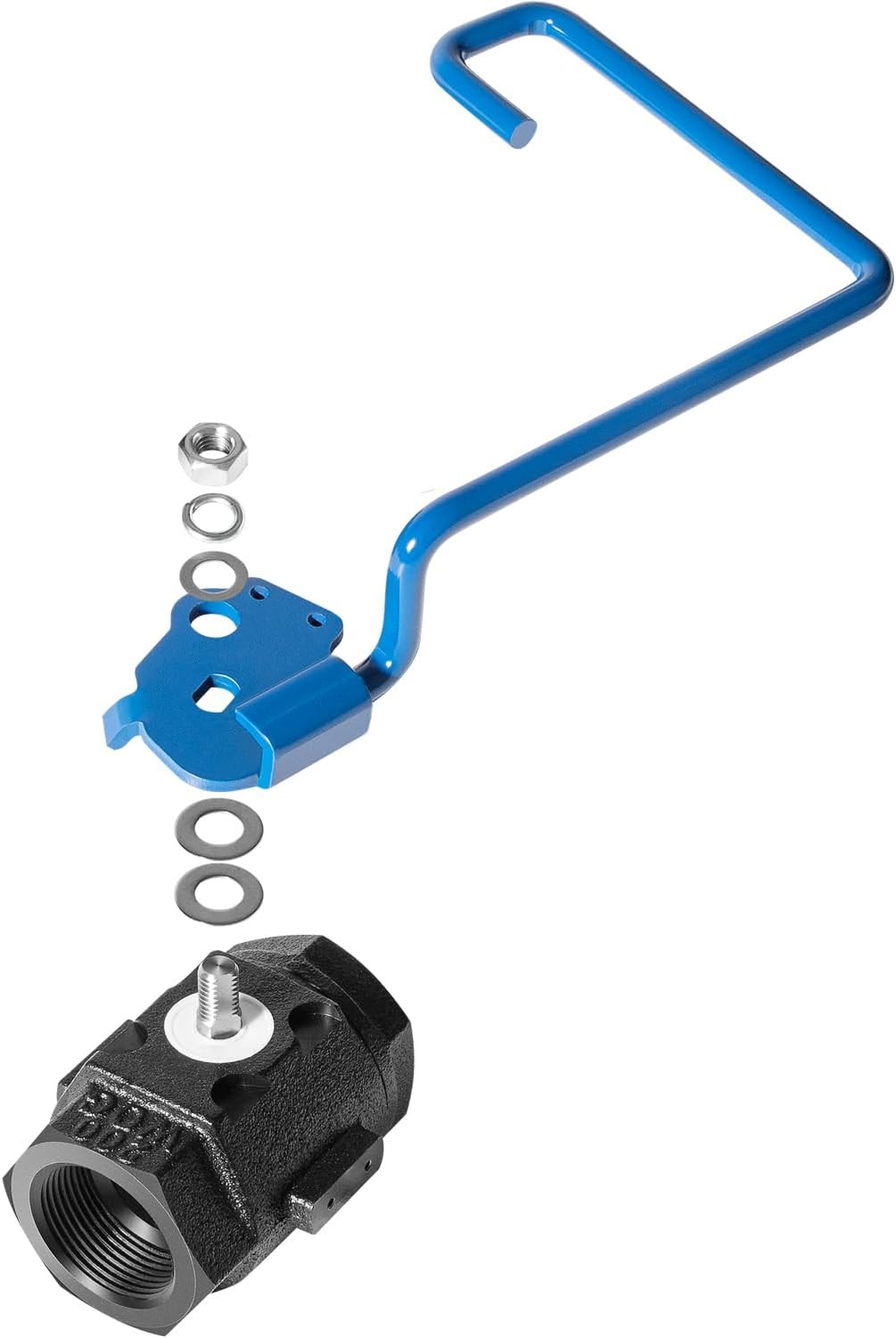 Ball Valve Right-hand Valve 1-1/4″ with 9» Hook Lever Rod for Pitco Fryer SG14