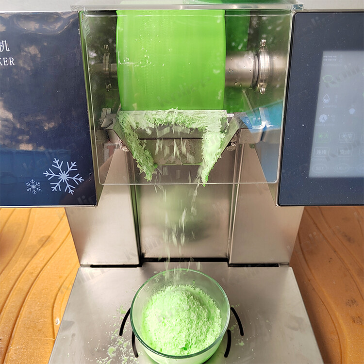 Kolice Air Cooling 396 lbs/day Commercial Ice Shaving Machine Snowflake Machine