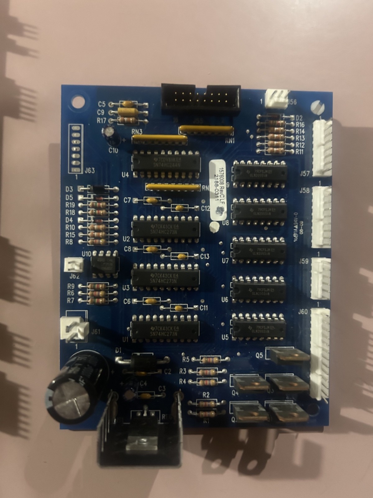 National 157 158 167 snack vending machine interface motor board – Tested good