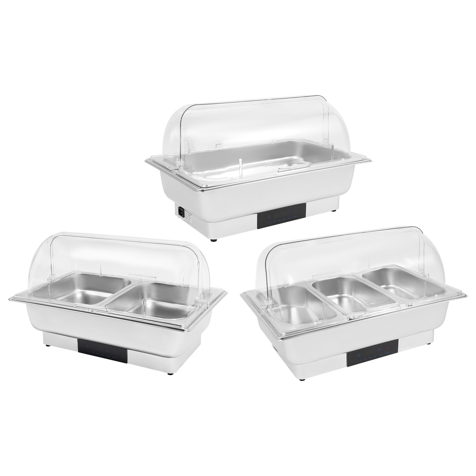 600W Chafing Dish Buffet Warmer Set Stainless Steel Food Warming Container 9L