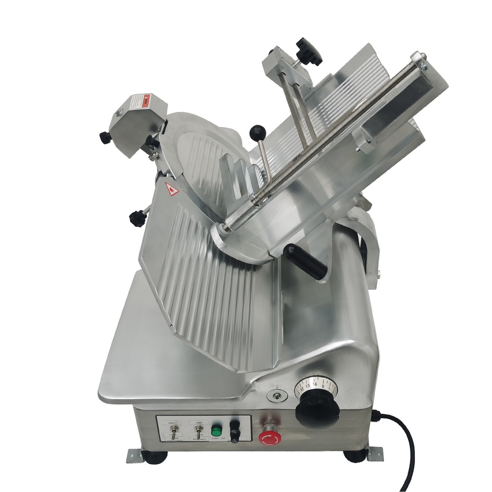 13inch Frozen Meat Slicing Machine Various Meat Slices Cutting Commercial 110V