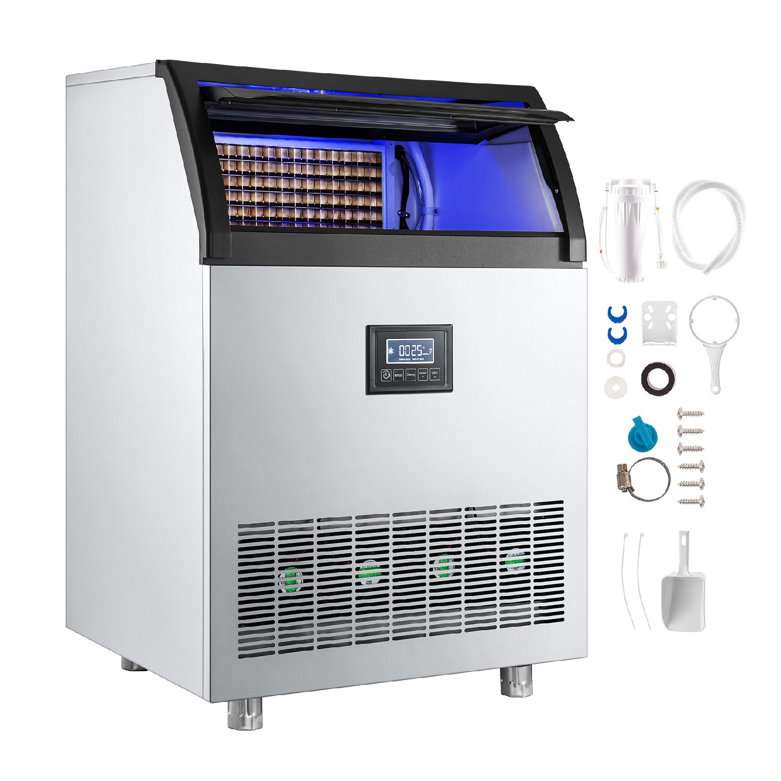 200LBS / 24H Premium Quality Ice Maker Cube Type Ice Machine