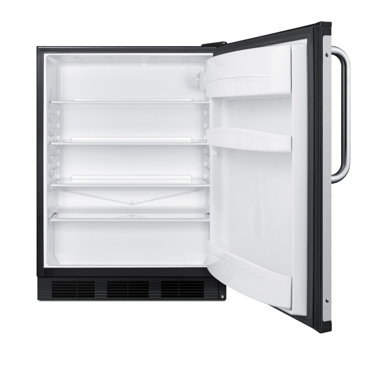 Summit FF67BZADA 24″W 5.5 Cu. Ft. Capacity Commercial Bar Cooler – Black