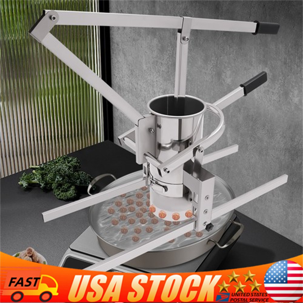Adjustable Manual Meatball Maker Machine Fish Pork Beef Meatball Making Device