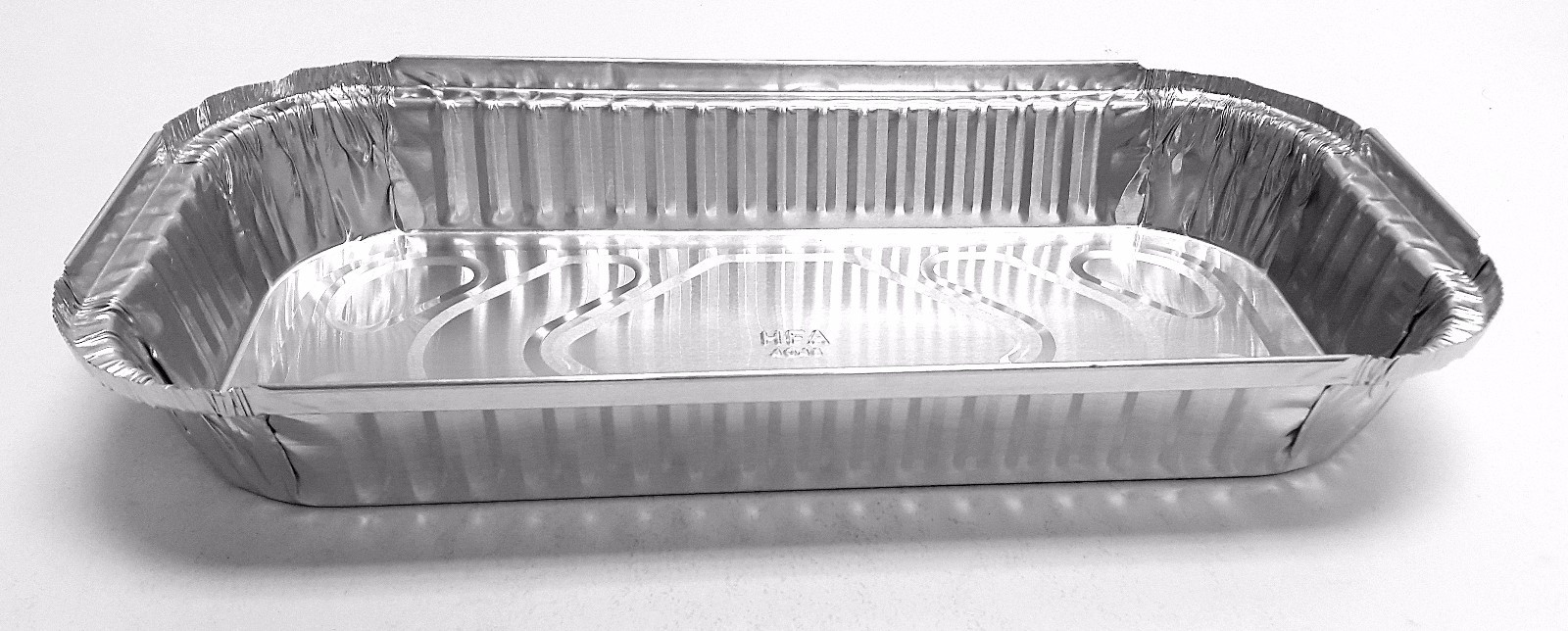 Handi-Foil 3 lb. Oblong Aluminum Entrée Pan 25/PK – Disposable Trays NO LIDS