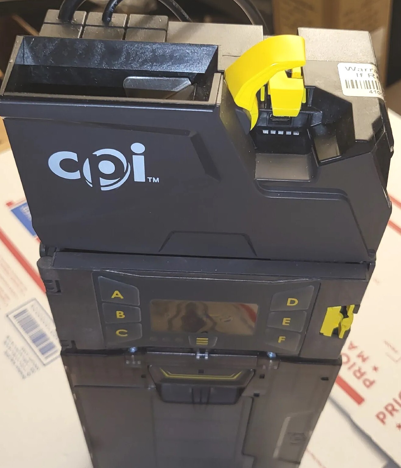 CPI GRYPHON 6 TUBE Coin acceptor fully refurbished.