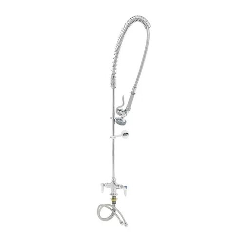 T&S Brass B-0113-B Polished Chrome Plated Brass Pre-Rinse Unit w/ 44″ Hose