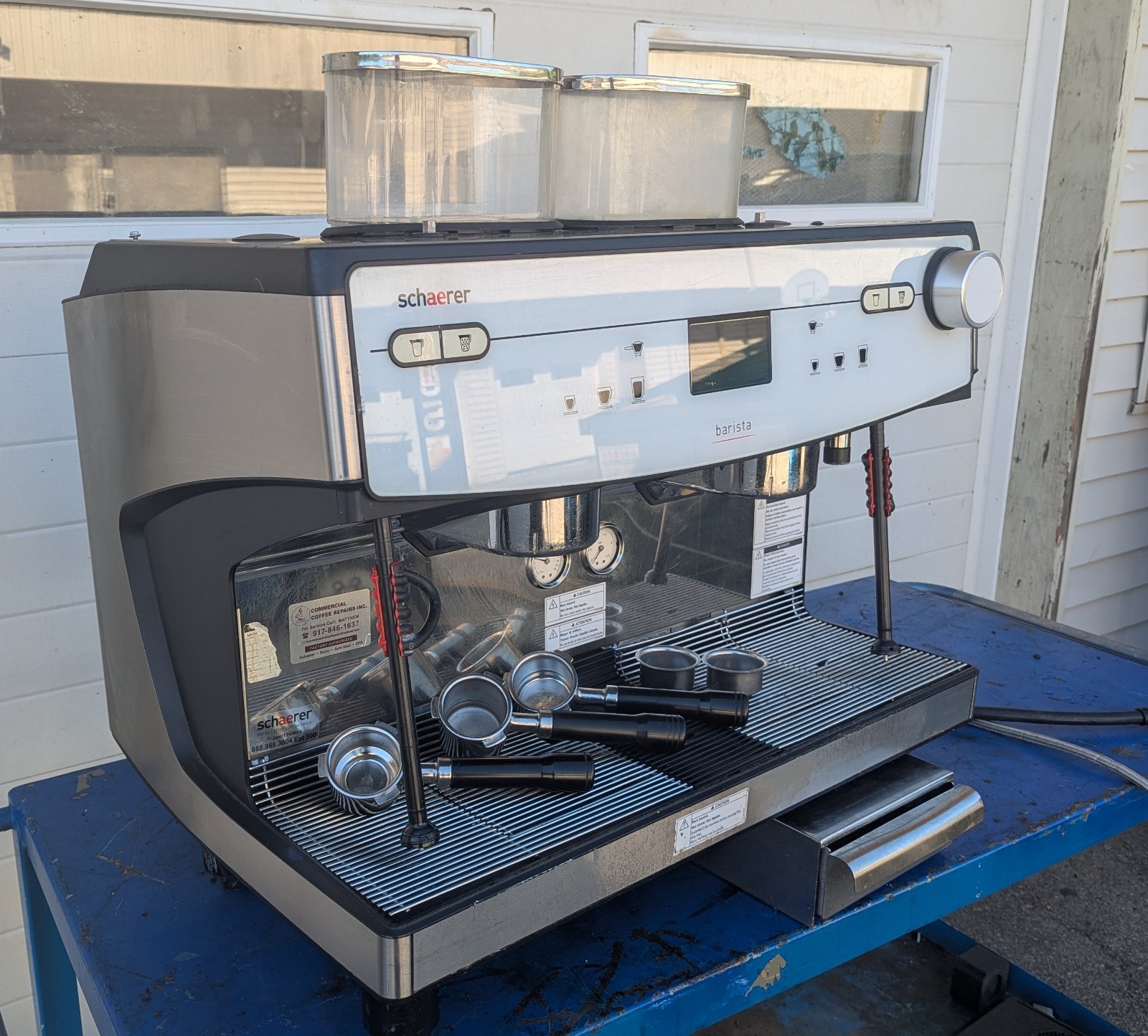 Schaerer Barista Commercial Two Head Espresso Machine 240V