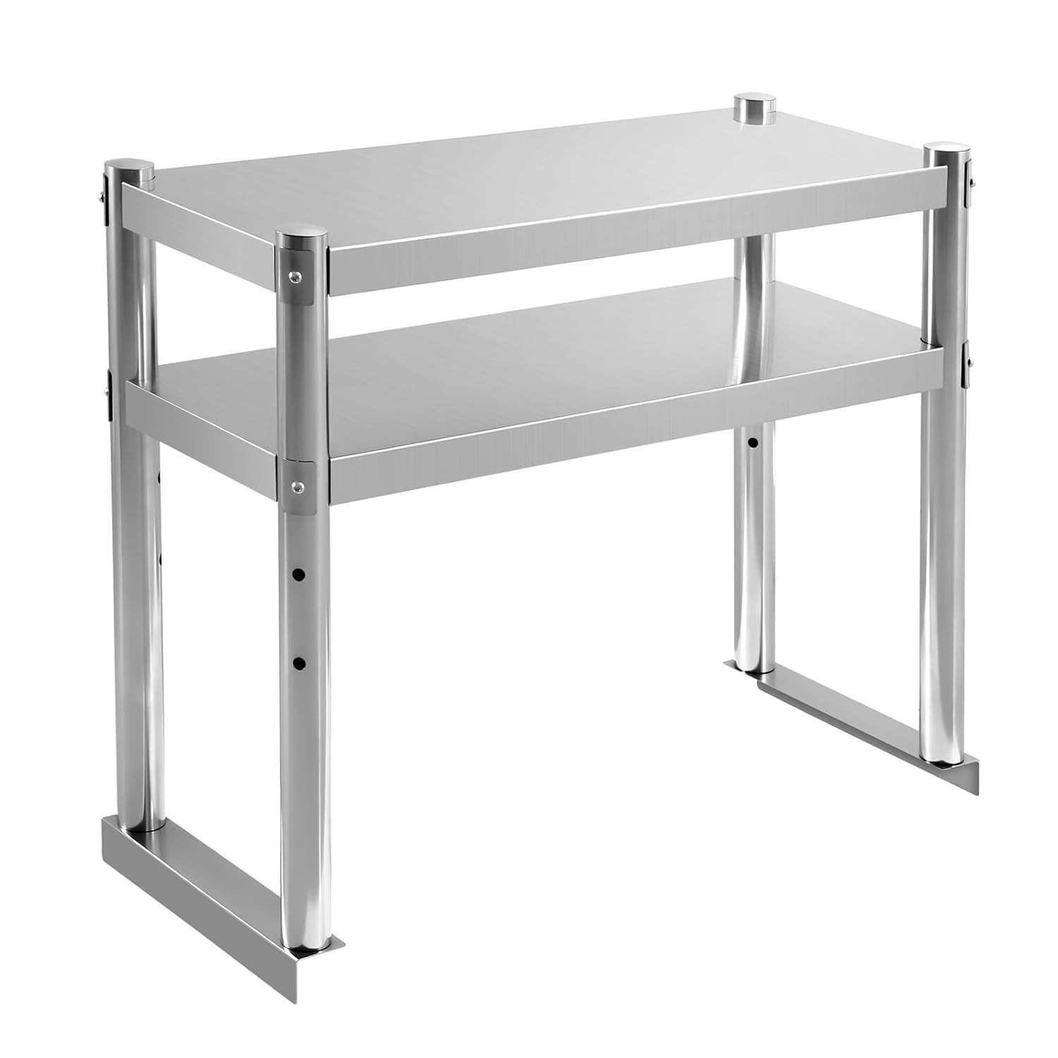 Stainless Steel Double Overshelf 30»L x 12»W Commercial 2 Tier Overshelf