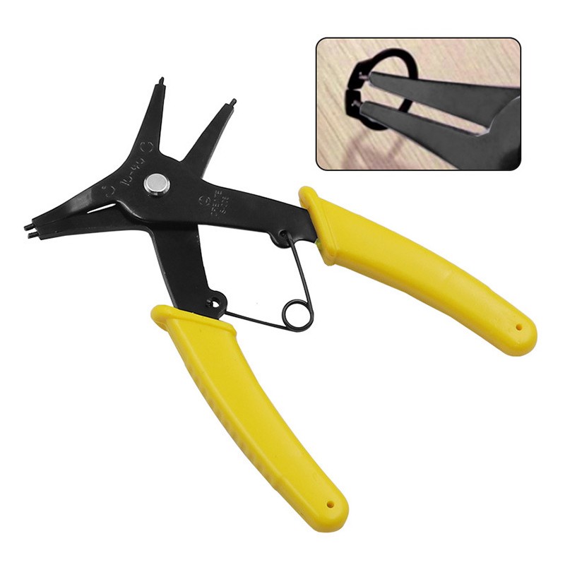Multifunction 2-in-1 DIY Snap Spring Ring Circlip Removal Install Plier Tool A3
