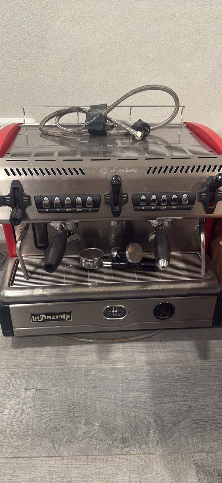Red La Spaziele 2 Group Commercial Espresso Machine