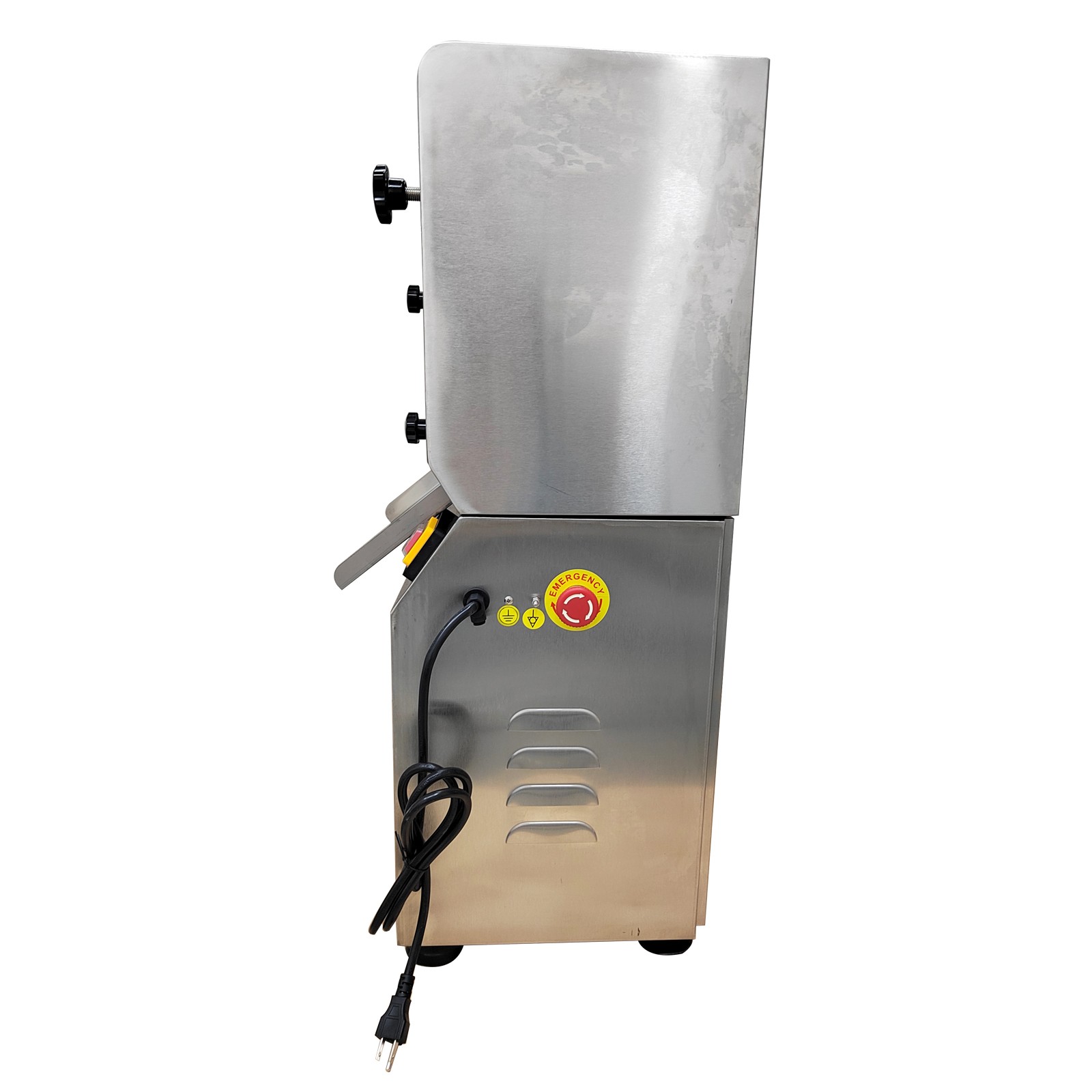 Commercial Pasta Makers Dough Roller Noodle Cutting Machine w/2mm Round Cutters
