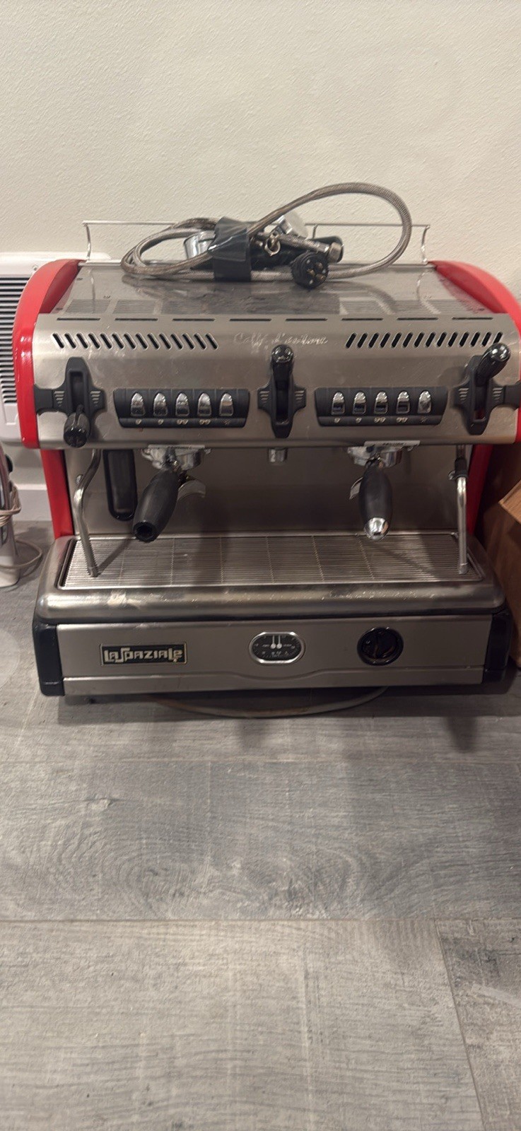 Red La Spaziele 2 Group Commercial Espresso Machine